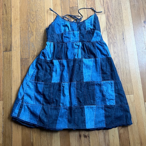 Stetson Dresses & Skirts - Stetson denim patchwork dress